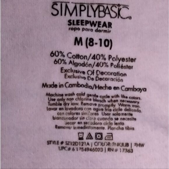 "Simply Basic" woman's pj set - Picture 7 of 9